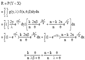 Image for - Estimation of P (Y<X) in the Rayleigh Distribution in the Presence of k Outliers