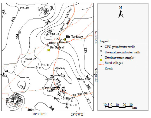 Image for - Hydrogeochemical Attributes and GIS Spatial Modeling in Determining Areas  for Horizontal Expansion of Development Projects in East Uweinat, Egypt