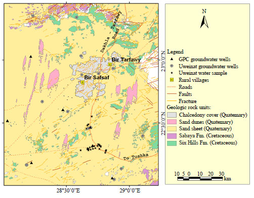 Image for - Hydrogeochemical Attributes and GIS Spatial Modeling in Determining Areas  for Horizontal Expansion of Development Projects in East Uweinat, Egypt