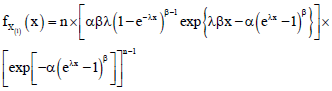 Image for - The Weibull-Exponential Distribution: Its Properties and Applications