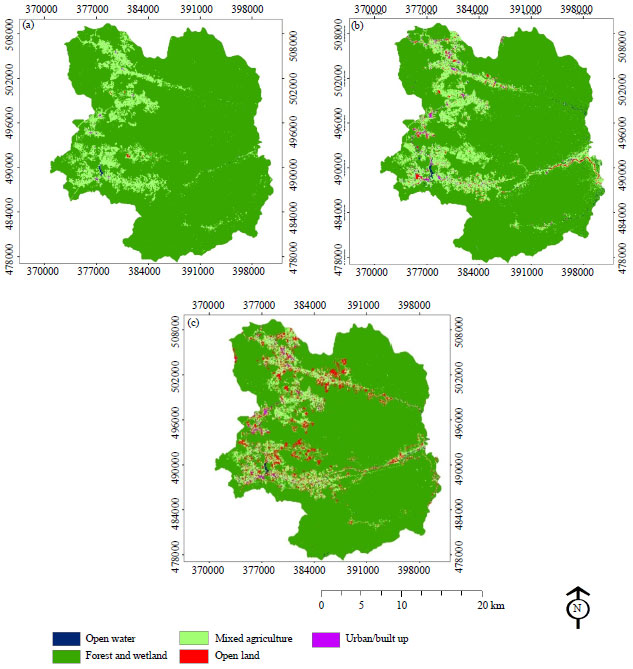 Image for - CA-Markov for Predicting Land Use Changes in Tropical Catchment Area: A Case Study in Cameron Highland, Malaysia