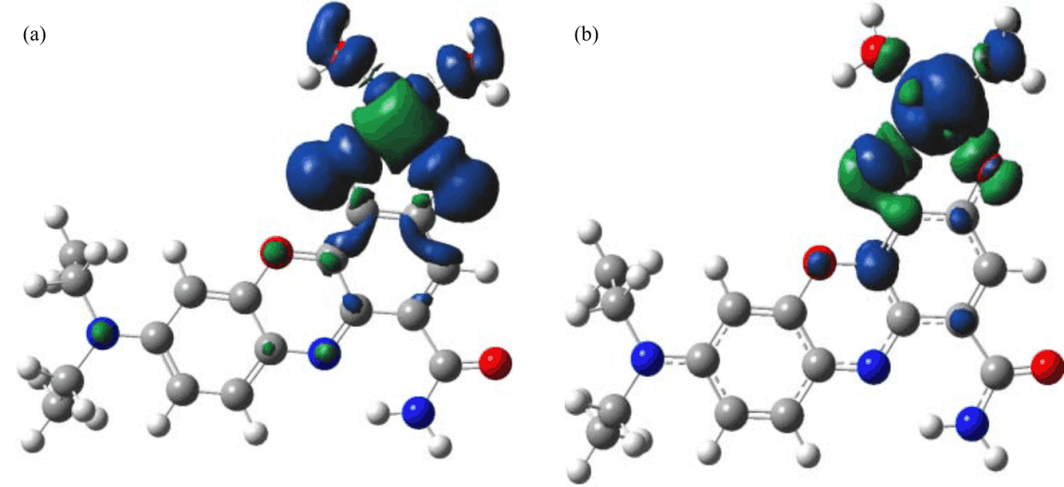 Image for - Interactions of Celestine Blue, (Phenoxazine Dye) with Solvents and Metal Ions: Spectrophotometric and Computational Studies