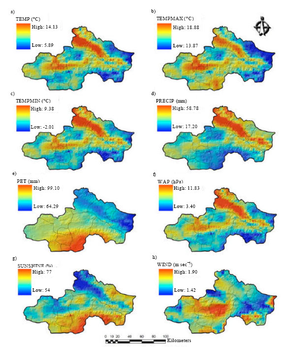 Image for - Climatic Portrayal of Tokat Province in Turkey; Developing Climatic Surfaces by Using LOCCLIM and GIS