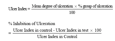 Image for - Antiulcer Activity of Methanolic Extract of Bryophyllum pinnatum in Rats