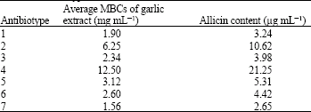 Image for - In vitro Antibacterial Activity of Garlic Against Burn Isolated Strains of Acinetobacter spp.