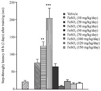 Image for - Dose-dependent Effects of Iron Supplementation on Short-term and Long-term Memory in Adult Male Wistar Rats