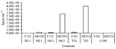 Image for - Comparative Study on Effect Different Types of Nosema sp. (Microsporidia: Nosematidae) on Mulberry and Vanya Silkworms