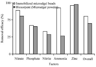 Image for - Optimization of pH and Retention Time on the Removal of Nutrients and Heavy Metal (Zinc) Using Immobilized Marine Microalga Chlorella marina