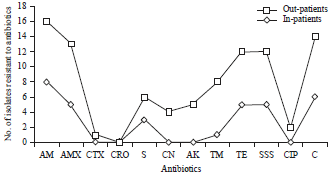 Image for - Prevalence of Some Antimicrobials Resistance Associated-genes in Salmonella typhi Isolated from Patients Infected with Typhoid Fever