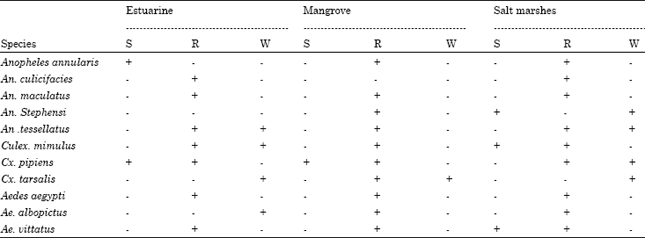 Image for - A Survey on Mosquitoe Diversity in Parangipettai Coast, Southeast Coast of Tamilnadu, India
