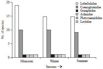 Image for - Seasonal Variations in Diversity and Abundance of Odonata atSawanga-Vithoba Lake, India