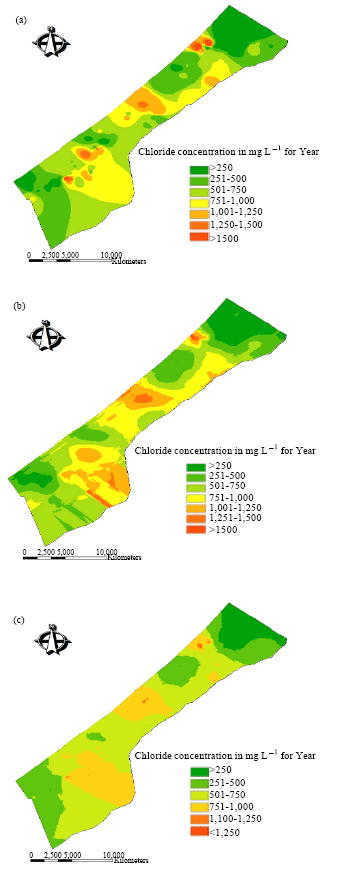 Image for - Effect of GIS Interpolation Techniques on the Accuracy of the Spatial Representation of Groundwater Monitoring Data in Gaza Strip