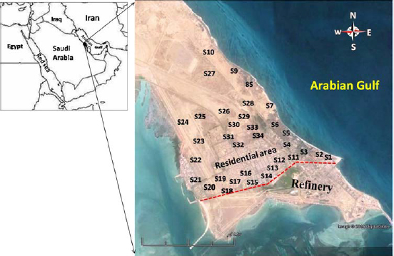 Image for - Characterization of Radon Concentration and Annual Effective Dose of Soil Surrounding a Refinery Area, Ras Tanura, Saudi Arabia