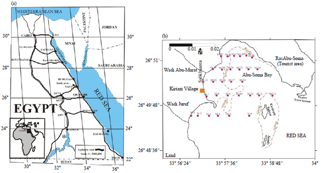 Image for - Radionuclides Distribution in Marine Sediment from Abu Soma Bay, Egyptian Red Sea Coast