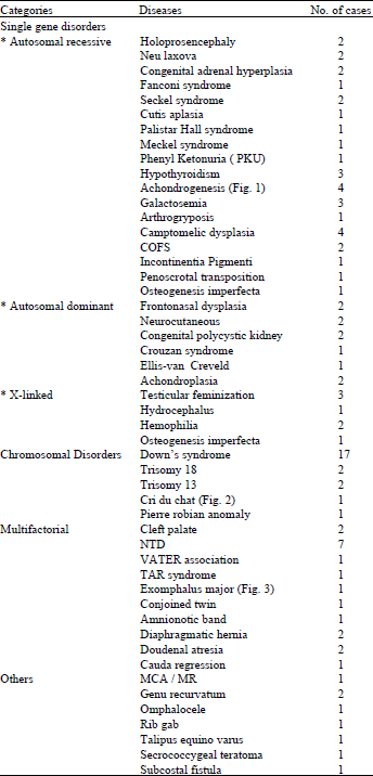 Image for - Prevalence of Genetic Disorders in Pediatric Emergency Department Al Galaa Teaching Hospital
