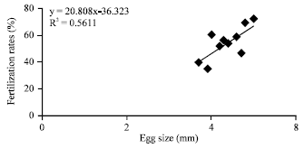 Image for - Relationship Between Spermatozoa Motility, Egg Size, Fecundity and Fertilization Success in Brown Trout (Salmo trutta fario)
