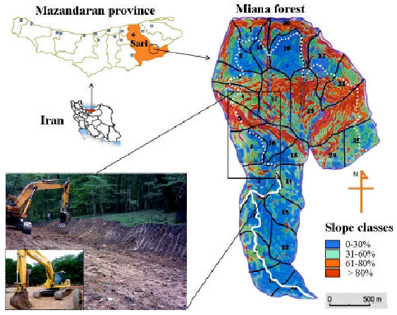 Image for - Physical Soil Properties and Slope Treatments Effects on Hydraulic Excavator Productivity for Forest Road Construction