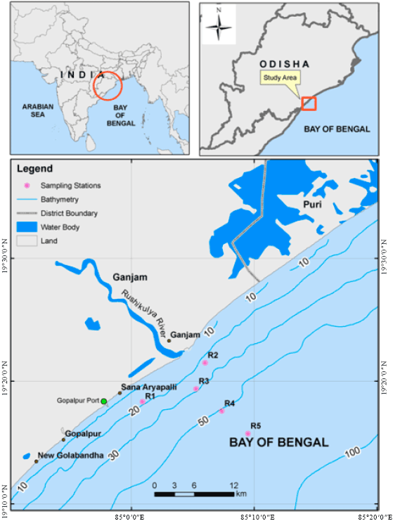 Image for - Distribution of Hydro-biological Parameters in Coastal Waters off Rushikulya Estuary, East Coast of India: A Premonsoon Case Study