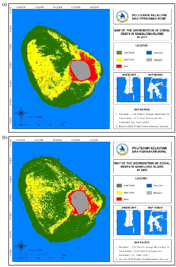 Image for - Analysis of Changes in the Area of Coral Reef Cover on Samalona Island, Mariso District, Makassar City, South Sulawesi