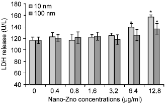 Image for - The Effects of Different Sizes of Nanometer Zinc Oxide on the Proliferation and Cell Integrity of Mice Duodenum-Epithelial Cells in Primary Culture