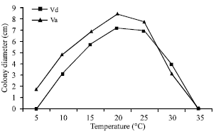Image for - Effect of Temperature on Verticillium Wilts of Tomato in Tunisia