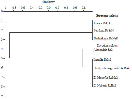Image for - Fatty Acid Polymorphism of Ralstonia solanacearum in Different Egyptian Governorates and other European Countries