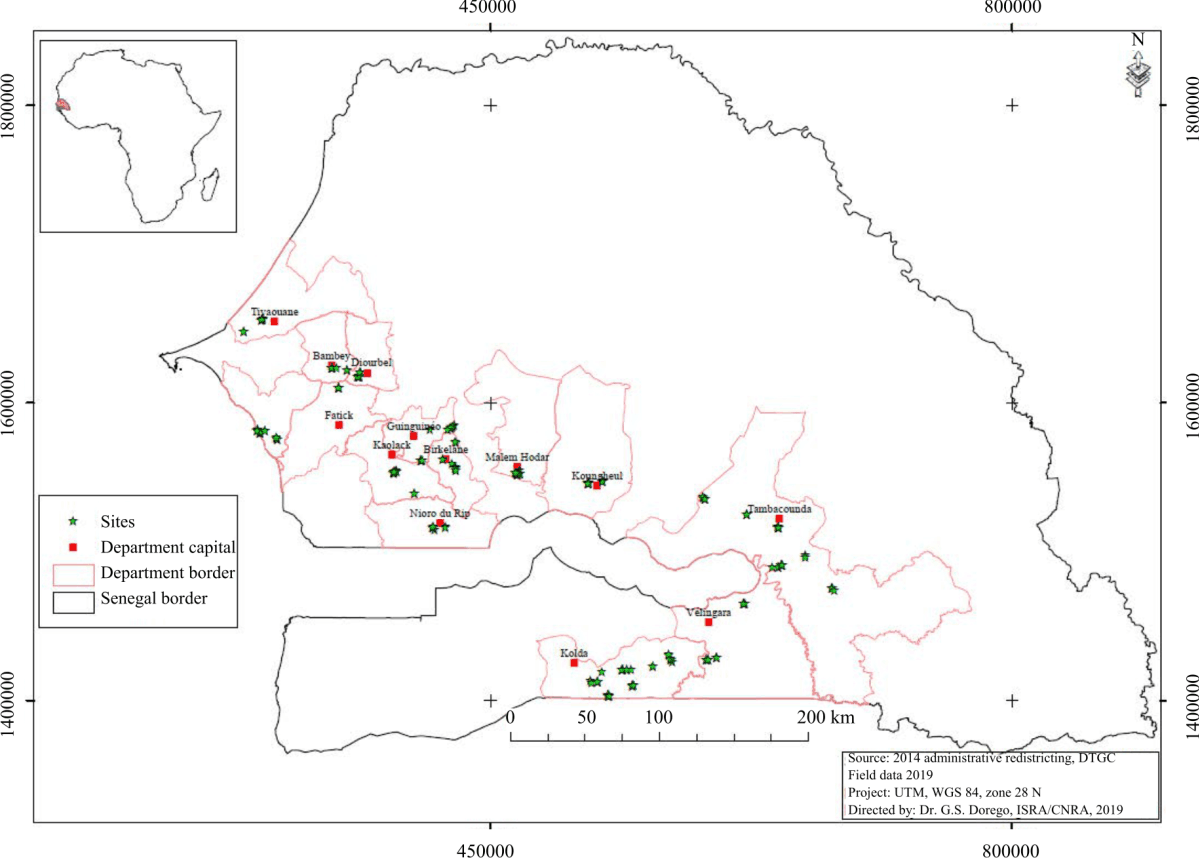 Image for - The Occurrence and Distribution of Sorghum Diseases in Major Production Regions of Senegal, West Africa
