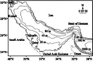 Image for - Three-Dimensional Numerical Modelling Study of Sound Speed in the Persian Gulf