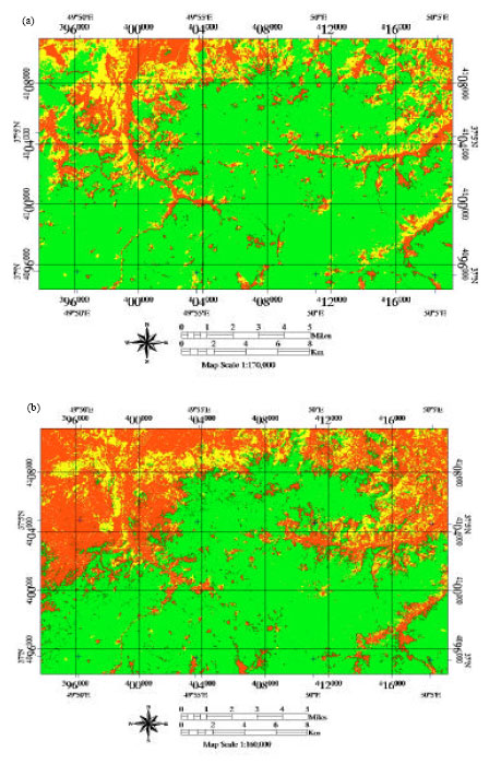 Forest Change Detection in the North of Iran using TM/ETM+Imagery