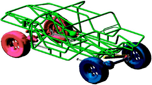 Image for - Fatigue Analysis of the Weldments of the Suspension-System-Support for an Off-Road Vehicle under the Dynamic Loads Due to the Road Profiles