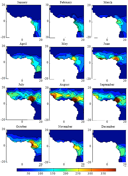 Image for - Influence of the Gulf of Guinea Coastal and Equatorial Upwellings on the Precipitations along its Northern Coasts during the Boreal Summer Period