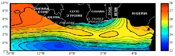 Image for - Multi-decadal Variability of Sea Surface Temperature in the Northern Coast of Gulf of Guinea