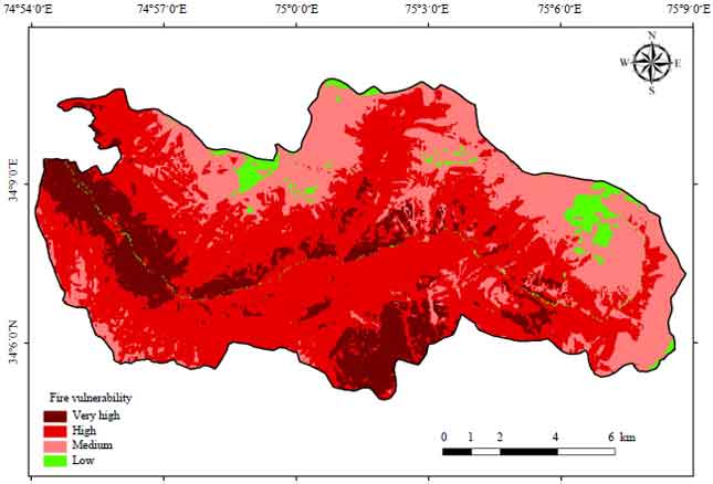 Image for - Remote Sensing and GIS Based Forest Fire Vulnerability Assessment in Dachigam National Park, North Western Himalaya