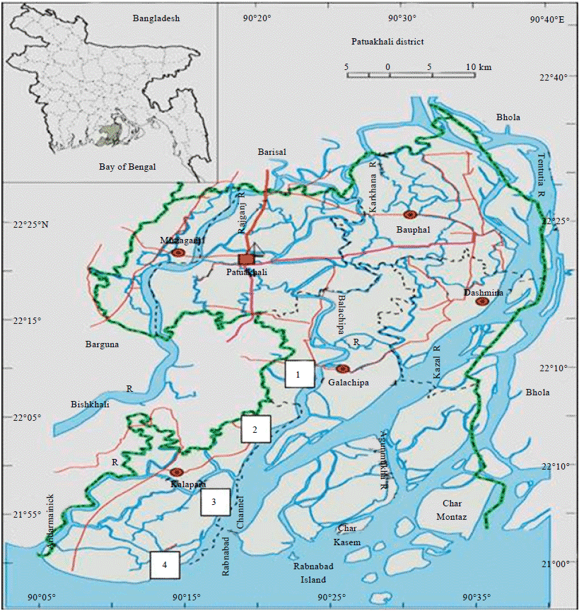 Fish Species Availability and Fishing Gears Used in the Ramnabad River,  Southern Bangladesh