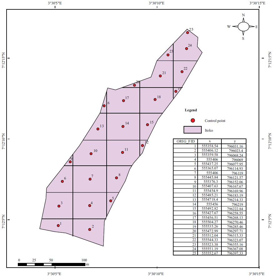 Image for - Georeferencing and Suitability Evaluation of Some Land in Ogun State Nigeria for Commercial Cassava Production