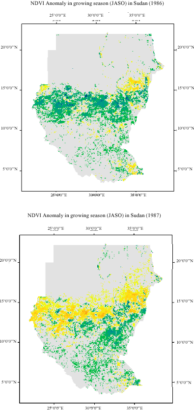 Image for - Analysis of Sudan Vegetation Dynamics Using NOAA-AVHRR NDVI Data from 1982-1993