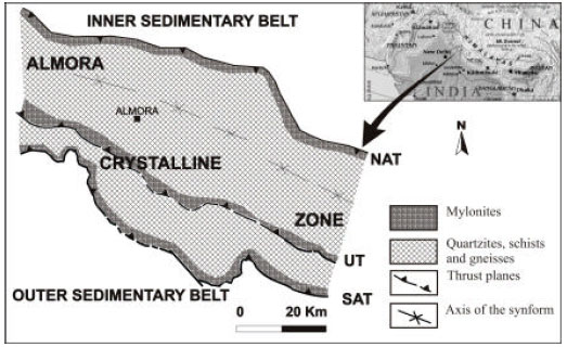 Image for - Anisotropy of Magnetic Susceptibility in the Almora Crystalline Zone Lesser Himalaya, India: A Case Study