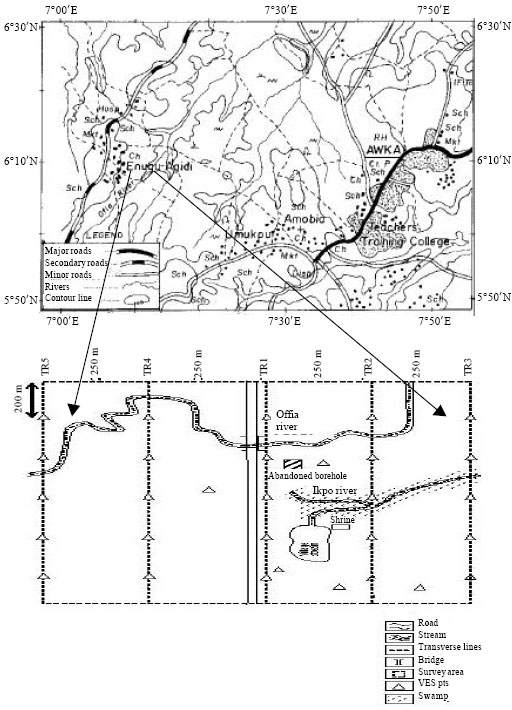 Image for - Evaluation of Aquifer Characteristics and Ground Water Potentials in Awka, South East Nigeria, Using Vertical Electrical Sounding