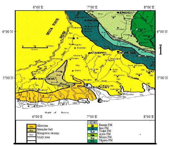 Image for - Evaluation of Aquifer Characteristics and Ground Water Potentials in Awka, South East Nigeria, Using Vertical Electrical Sounding
