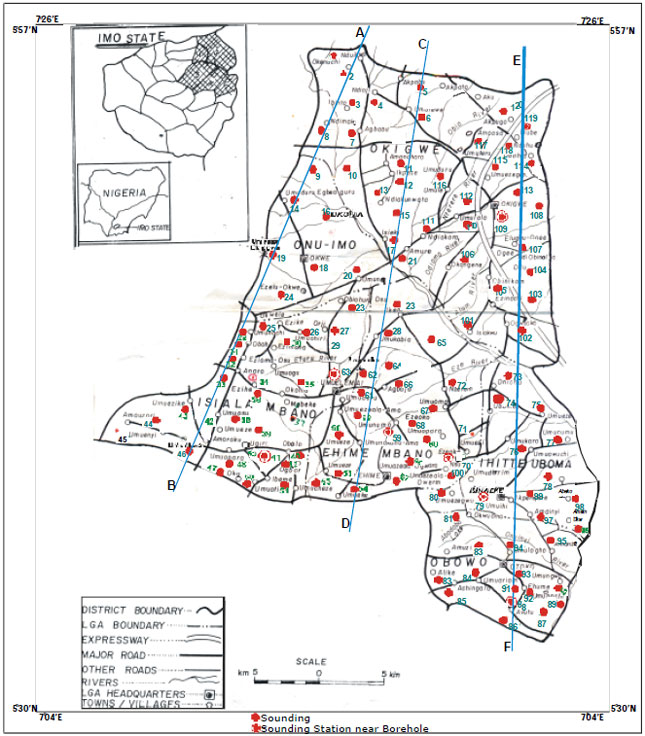 Image for - Geoelectric Investigation of the Hydraulic Properties of the Aquiferous Zones for Evaluation of Groundwater Potentials in the Complex Geological Area of Imo State, Nigeria