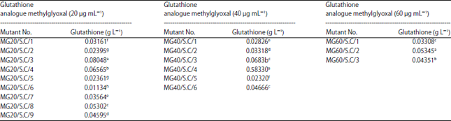 Image for - Enhancement of the Glutathione Production by Mutated Yeast Strains and its Potential as Food Supplement and Preservative