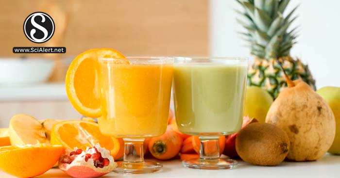 Main effects of fruit juice, storage temperature and time on the